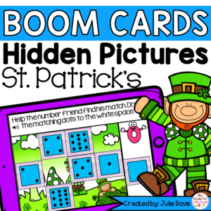 St Patricks Day Counting Math Centers | Digital Game Boom Cards