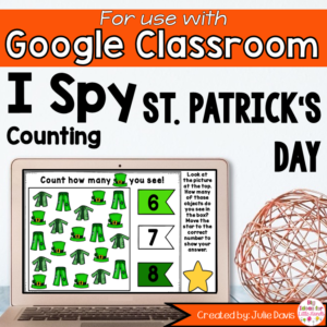 St Patricks Day Digital Counting Game Google Classroom