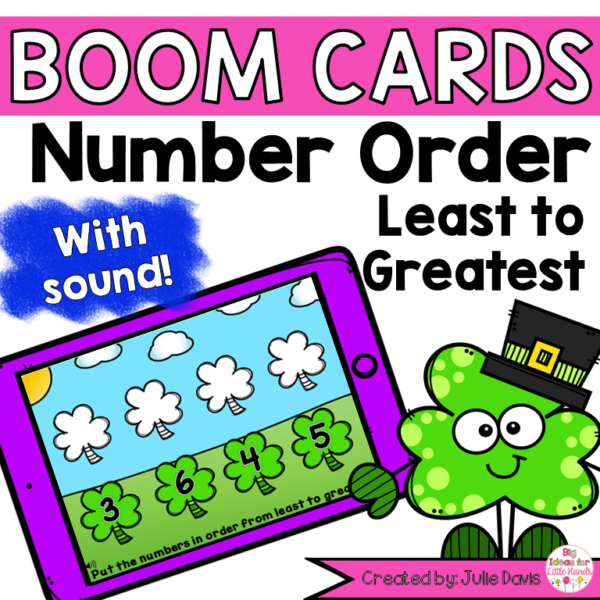 St Patricks Day Math Centers | Digital Game Boom Cards