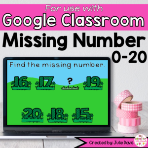 St Patricks Day Missing Number Digital Game Google Classroom