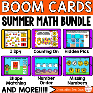 Summer Math Digital Boom Cards™ Bundle