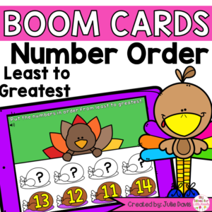 Thanksgiving Math Centers | Digital Game Boom Cards