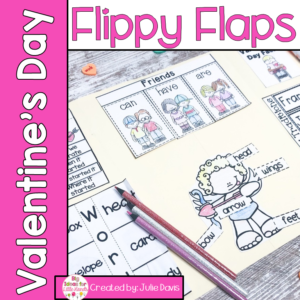 Valentine's Day Activities Interactive Notebook Lapbook