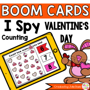 Valentine's Day I Spy Counting Activity Digital Game Boom Cards