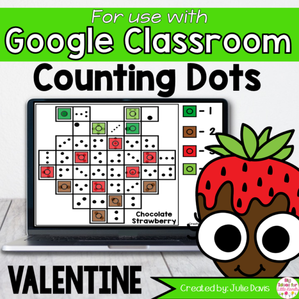 Valentines Day Counting Google Classroom Digital Game