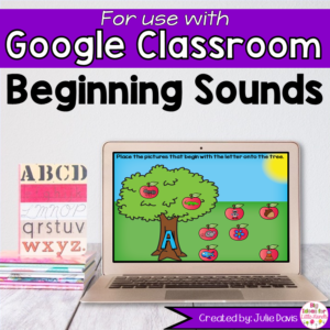 Beginning Letter Sounds Digital Game for Google Classroom