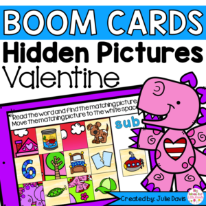 Valentines Day CVC Words | Digital Game Boom Cards