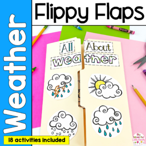 Weather Chart | Journal Research Activity Interactive Notebook | Science Lapbook