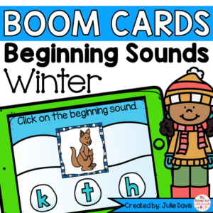 Winter Beginning Sounds | Digital Game Boom Cards