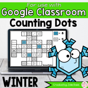 Winter Counting Google Classroom Digital Game