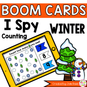 Winter I Spy Counting Activity Digital Game Boom Cards