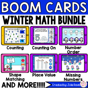 Winter Math Digital Boom Cards™ Bundle