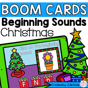 Christmas Beginning Sounds | Digital Game Boom Cards