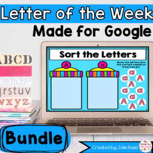 Alphabet Practice | Letter Identification and Sounds Activities Google BUNDLE