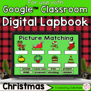 Christmas Digital Interactive Notebook Google Classroom