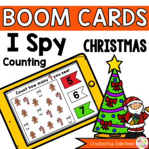 Christmas Kindergarten Math Games | Counting Boom Cards