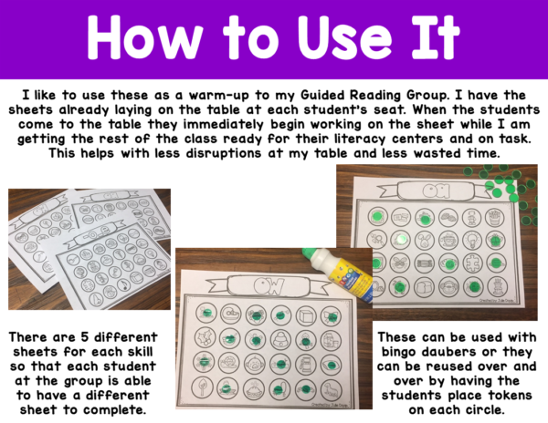 Small Group Long Vowel O Worksheets and Activities - Image 2