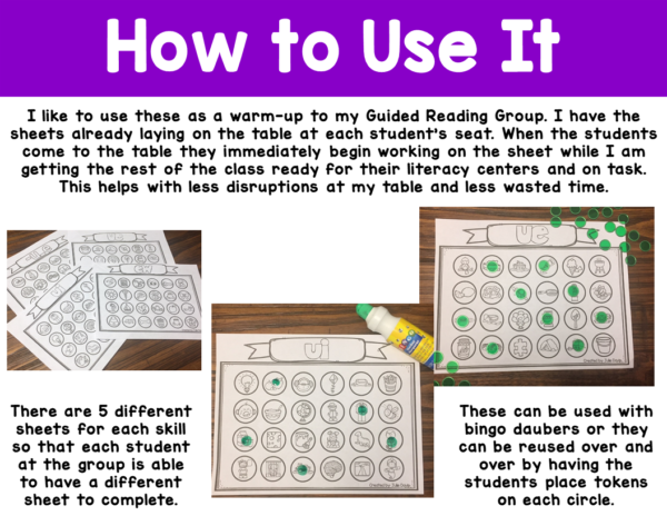 Small Group Long Vowel U Worksheets and Activities - Image 2