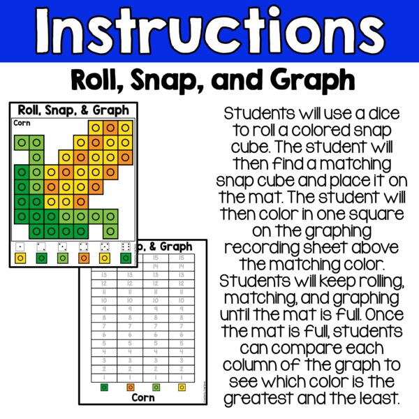 Thanksgiving Math Centers | Graphing Worksheets - Image 2