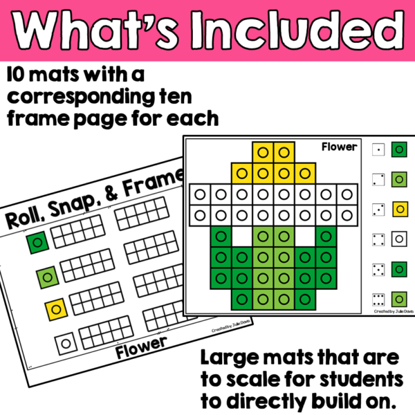 Spring Math Centers and Ten Frames Activities | Kindergarten April Math Centers - Image 2