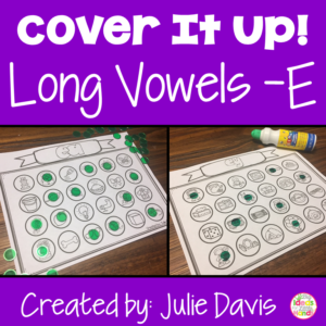 Small Group Long Vowel E Worksheets and Activities
