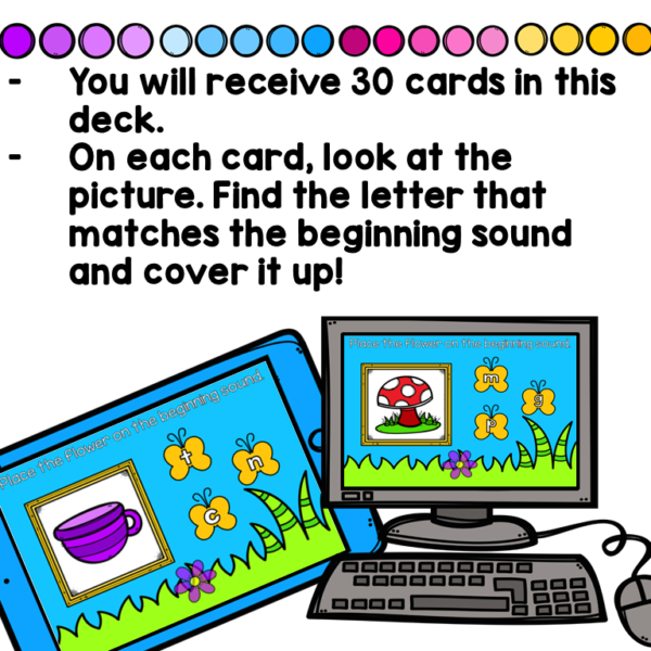 Spring Beginning Sounds Activity for Google Classroom - Image 3