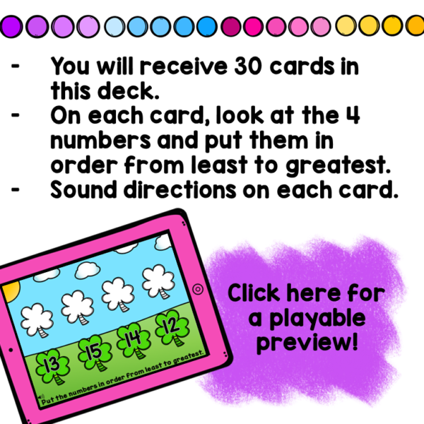 St Patricks Day Math Centers | Digital Game Boom Cards - Image 3