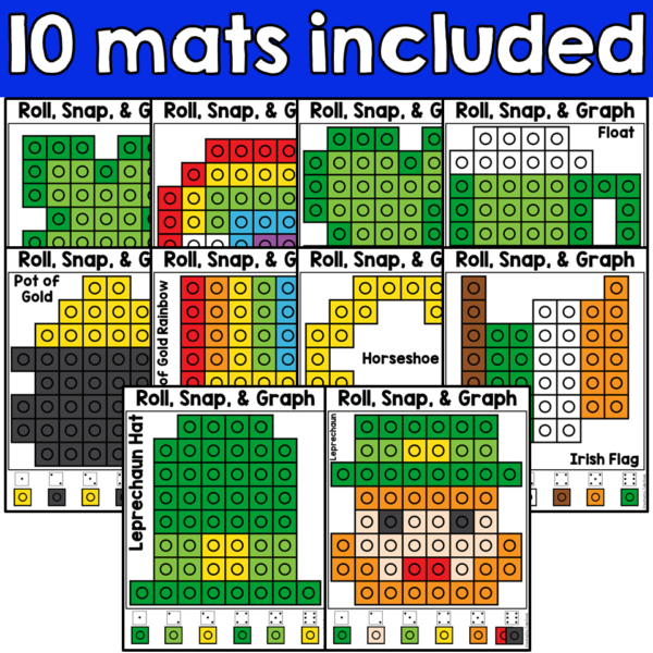 St Patricks Day Math Games | Graphing Activities - Image 3