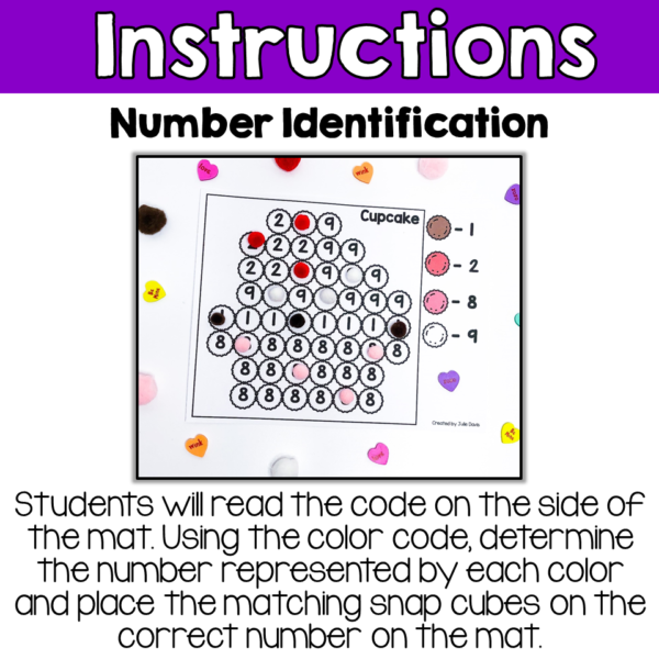 Valentine's Day Math and Literacy Center Activities - Image 4