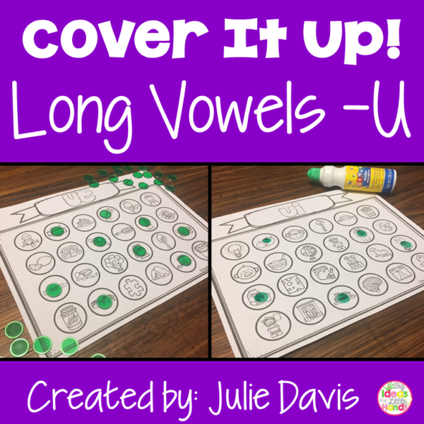 Small Group Long Vowel U Worksheets and Activities