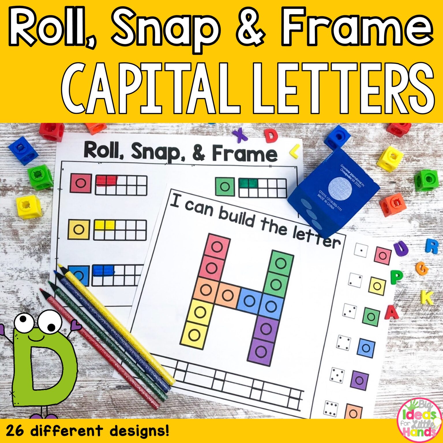 Ten Frames Activities and Games | Letters Bundle - Big Ideas for Little ...