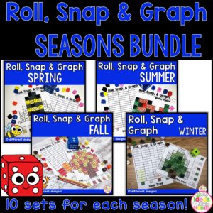 Graphing Activities and Games Seasons Bundle