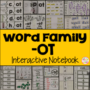 OT Word Family Interactive Notebook