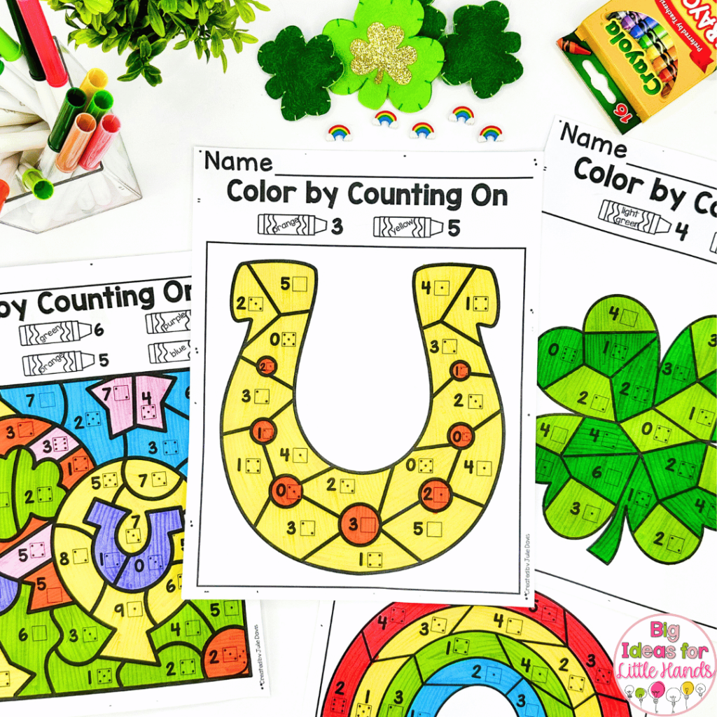 Activities for teaching addition by counting on big ideas for little