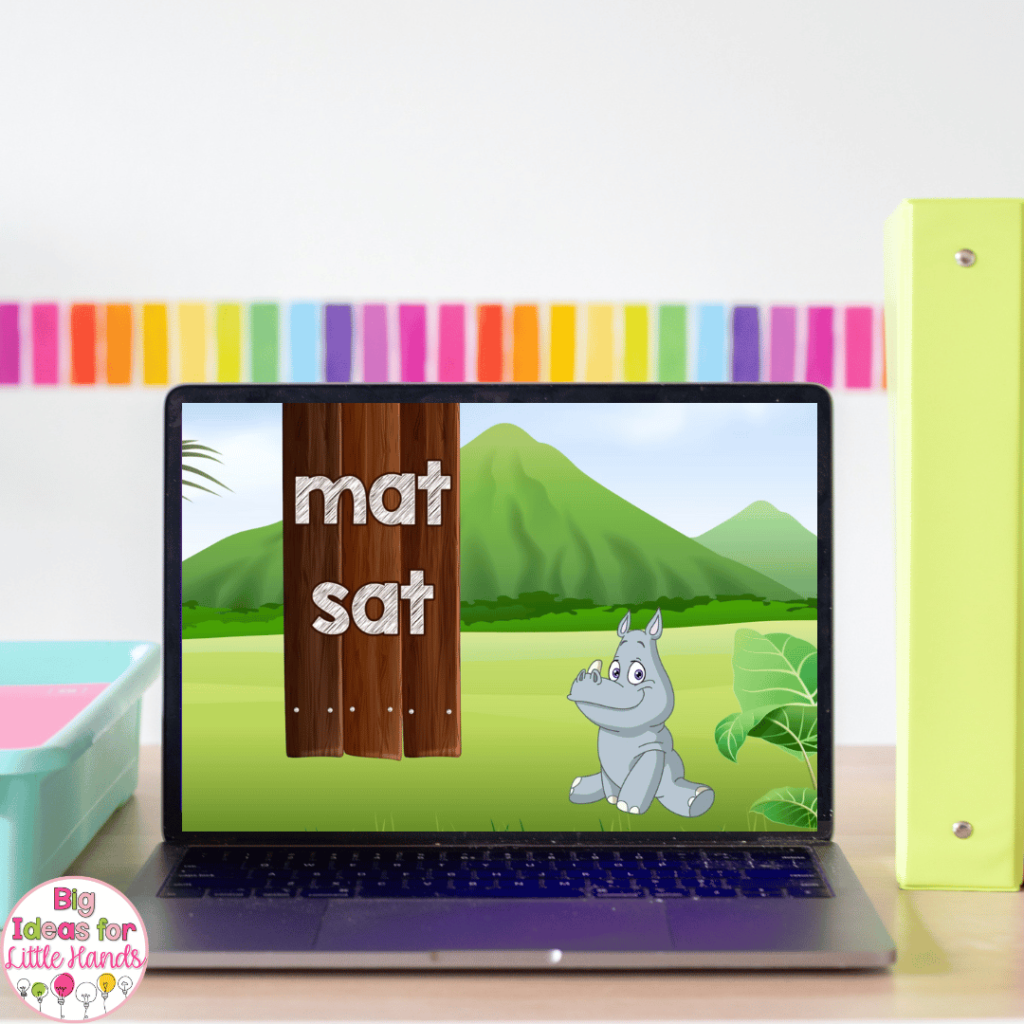 This image showcases a Youtube video you can use when teaching rhyming.