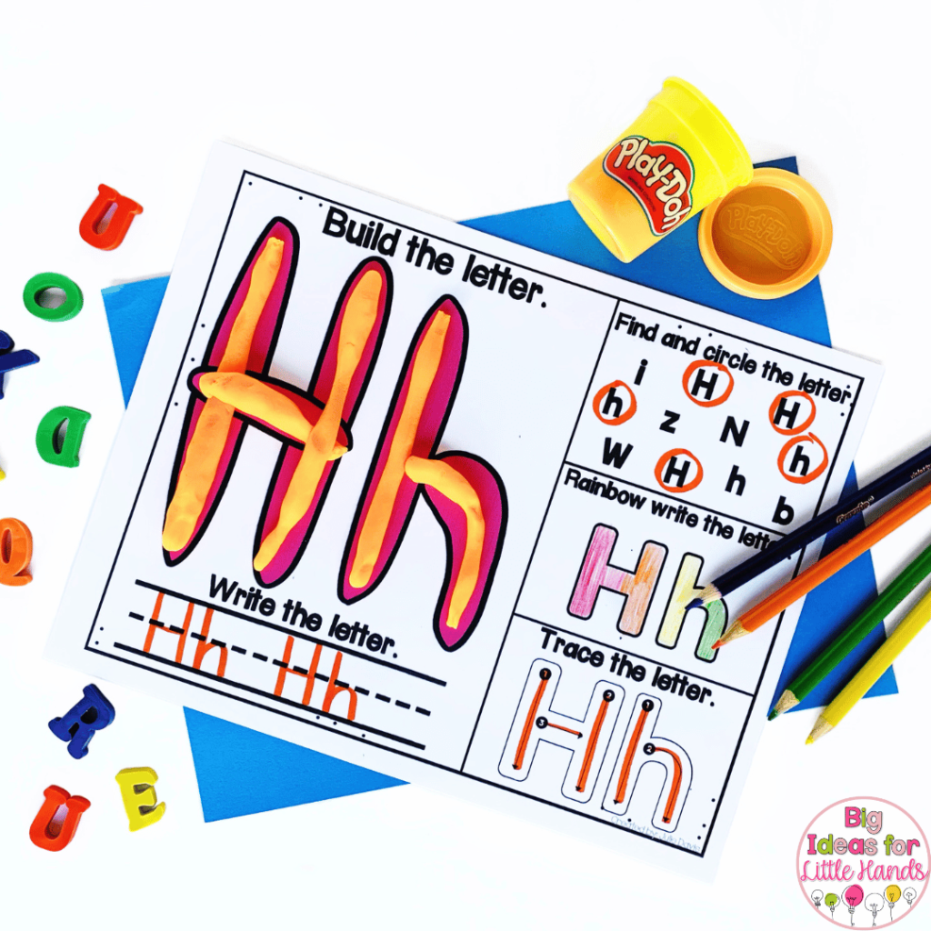 Playdough mats are an engaging fine motor activity that students love.