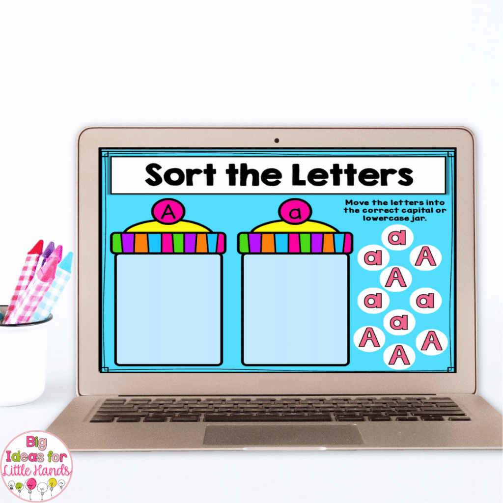 These digital letter of the week activities are the perfect way to sneak in letter name and sound practice into your day.