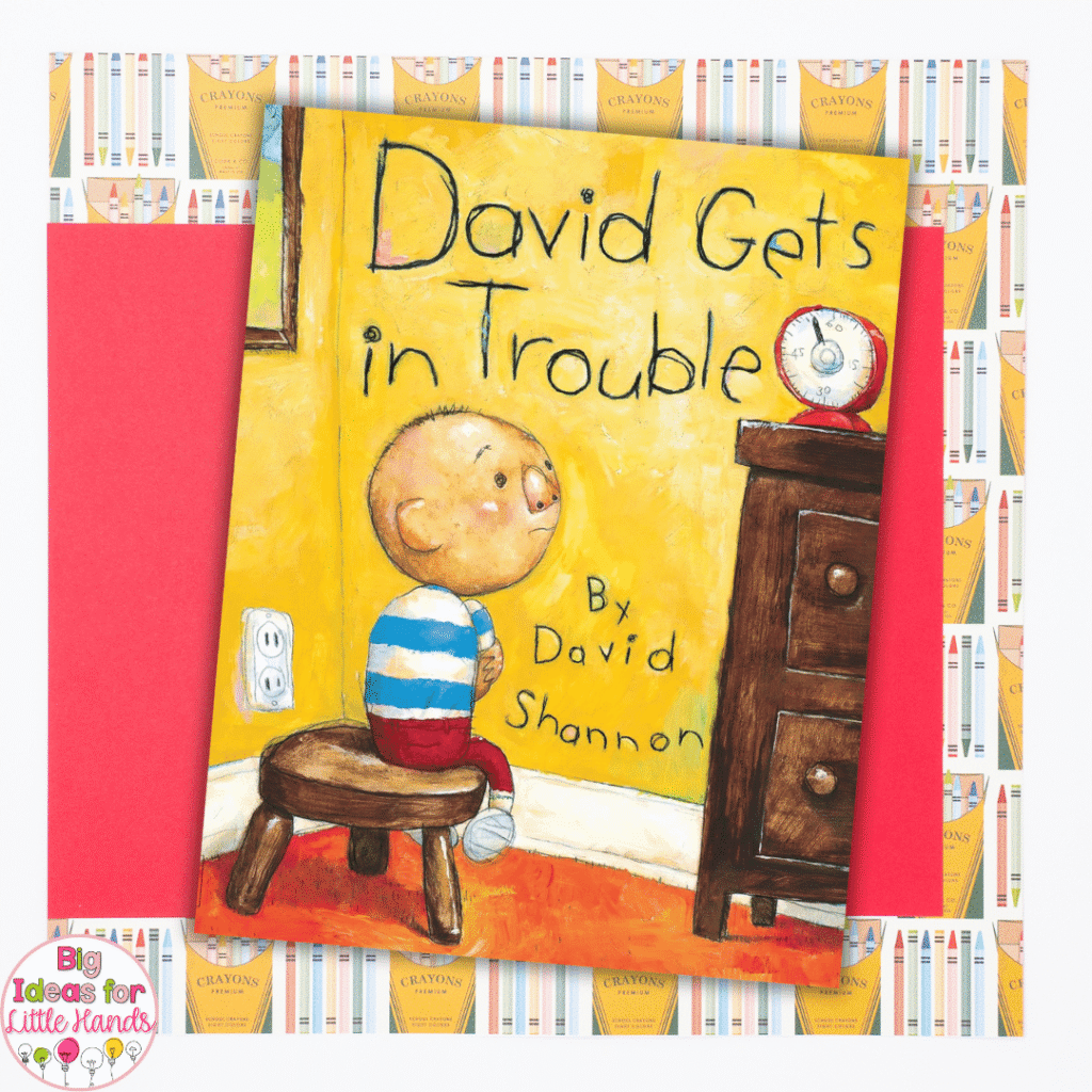 David Gets in Trouble is an excellent picture book to use when teaching self control.