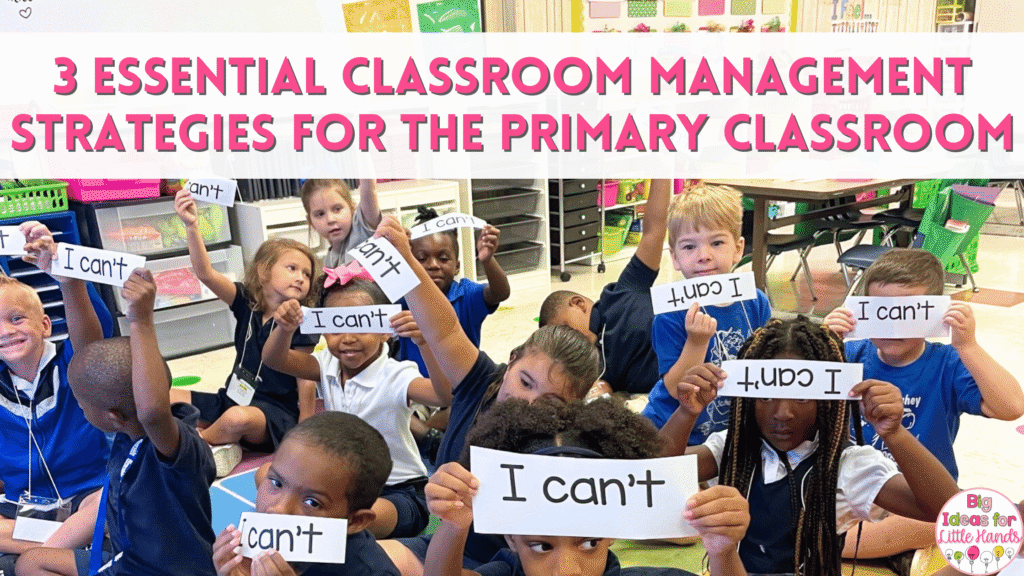 Whether you're a brand-new teacher or a seasoned pro looking for fresh ideas, these 3 essential classroom management strategies will be a total game-changer!