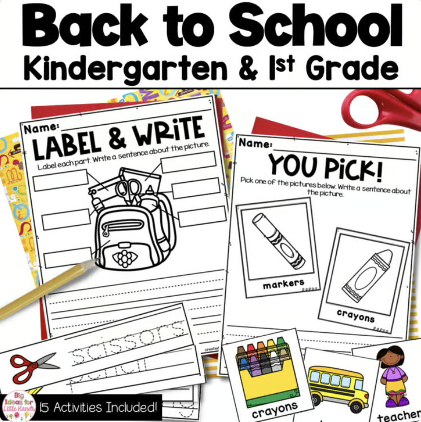 Try some fun and engaging back to school writing activities in your classroom today!