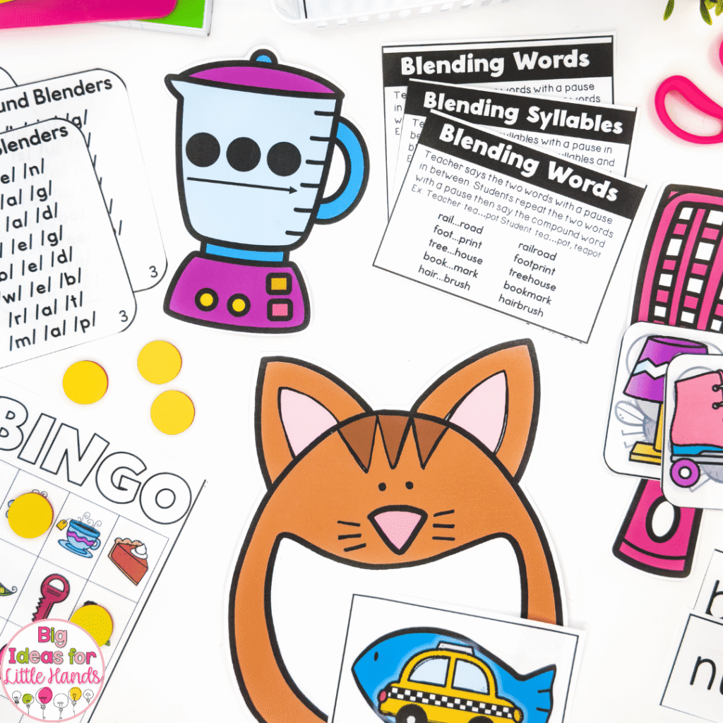 These activities are perfect for small groups and will help students master blending. 