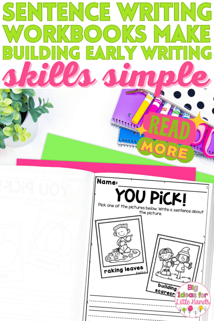 Make sentence writing fun and simple with these engaging Sentence Writing Workbooks! Perfect for helping young learners build confidence in early writing skills through hands-on sentence practice, handwriting, and creative thinking. A great addition to literacy centers, morning work, or independent practice!