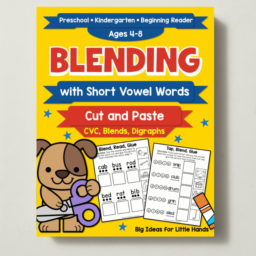 Add cutting and pasting to your blending activities using this hands-on workbook.