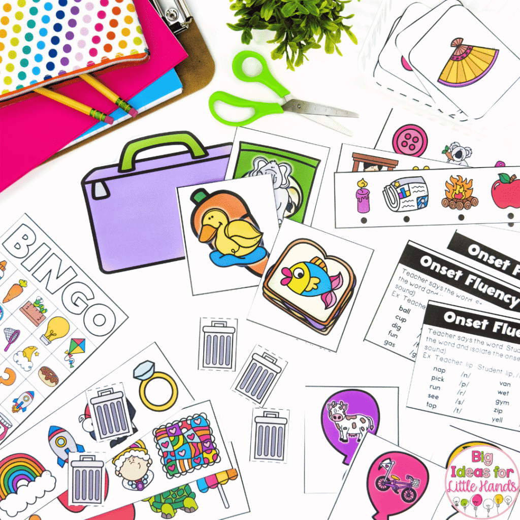 Students can use these games to begin practicing phonemic awareness skills like first sound.