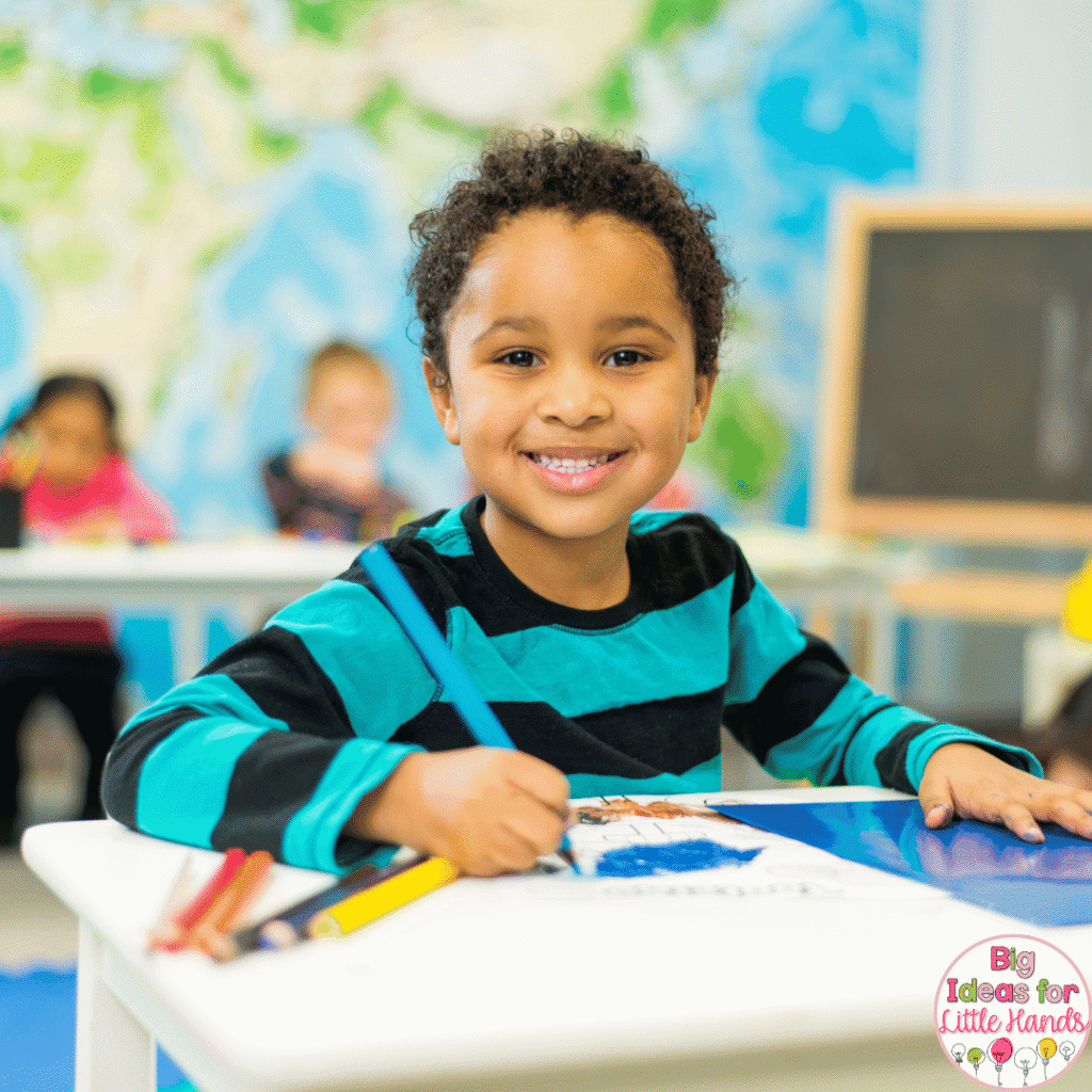 Try to focus on progress over perfection when it comes to teaching during the first month of kindergarten.