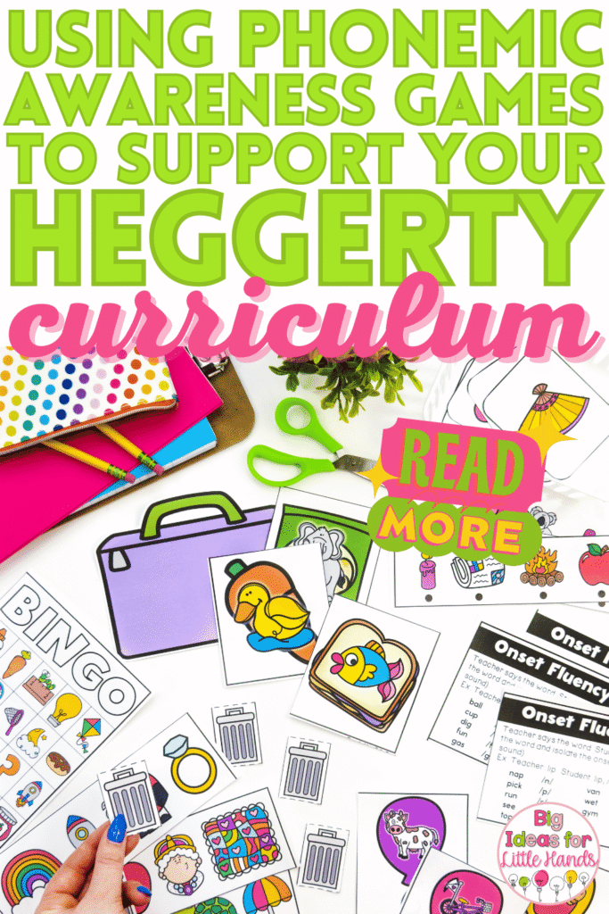 Make your Heggerty lessons even more engaging with fun phonemic awareness games that reinforce essential early literacy skills. These easy-to-use activities help students practice rhyming, segmenting, blending, and manipulating sounds while keeping learning interactive, meaningful, and enjoyable.