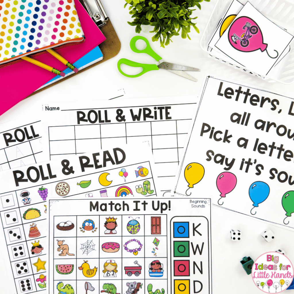 After a final Heggerty lesson, students can complete their last rotation of the day including games from this resource.