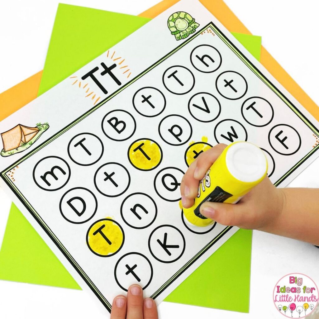 Choose no prep independent kindergarten centers like this Cover It Up page.