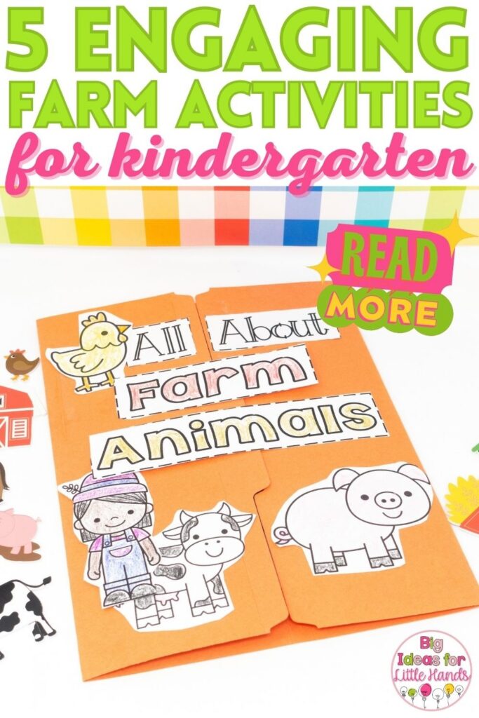 Explore 5 engaging farm activities for kindergarten that make learning fun and hands-on! This collection includes simple farm-themed lapbook activities that help young learners practice literacy, math, and vocabulary while exploring farm animals.