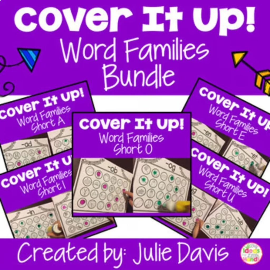 This Cover it Up bundle can be found in my TPT Shop if you are looking for simple and effective games to add to your small group time.